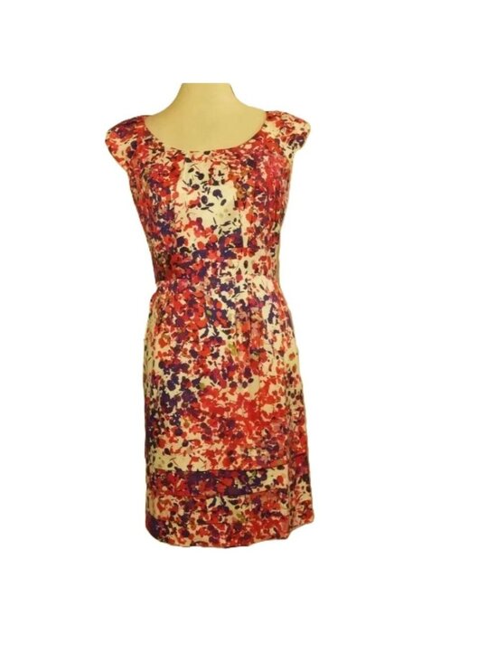 Nanette Lepore Dresses & Skirts - 🆕MAX & CLEO Floral Cotton Scoop Neck Dress 8